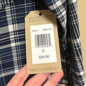 New with tag Men's Plaid Shirt